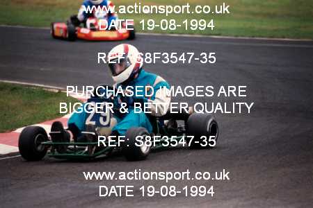 Photo: S8F3547-35 ActionSport Photography 19/08/1994 Ulster Kart Club Irish Kart Gran Prix - Nutts Corner _4_JuniorTKM-JuniorClubman #29