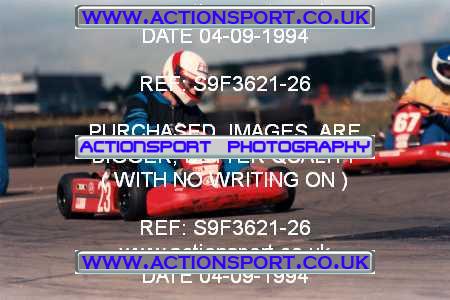 Photo: S9F3621-26 ActionSport Photography 04/09/1994 Midlands Kart Championship - Little Rissington _1_SeniorTKM #23