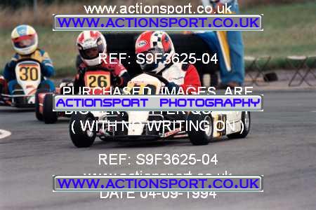 Photo: S9F3625-04 ActionSport Photography 04/09/1994 Midlands Kart Championship - Little Rissington _4_Cadets #40
