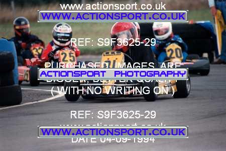 Photo: S9F3625-29 ActionSport Photography 04/09/1994 Midlands Kart Championship - Little Rissington _4_Cadets #81