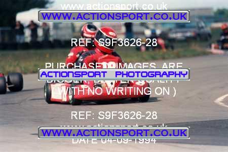 Photo: S9F3626-28 ActionSport Photography 04/09/1994 Midlands Kart Championship - Little Rissington _1_SeniorTKM #18