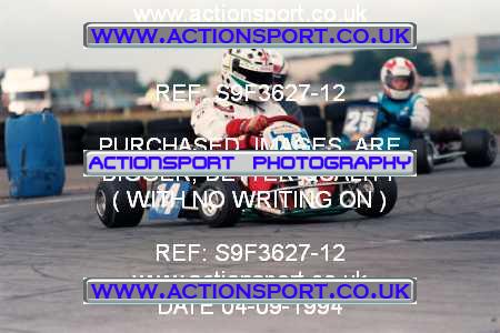 Photo: S9F3627-12 ActionSport Photography 04/09/1994 Midlands Kart Championship - Little Rissington _5_Junior100B #14