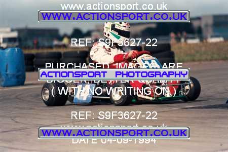 Photo: S9F3627-22 ActionSport Photography 04/09/1994 Midlands Kart Championship - Little Rissington _5_Junior100B #14