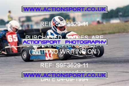 Photo: S9F3629-11 ActionSport Photography 04/09/1994 Midlands Kart Championship - Little Rissington _7_JuniorTKM #33