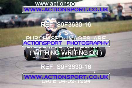Photo: S9F3630-16 ActionSport Photography 04/09/1994 Midlands Kart Championship - Little Rissington _8_125PnR #37