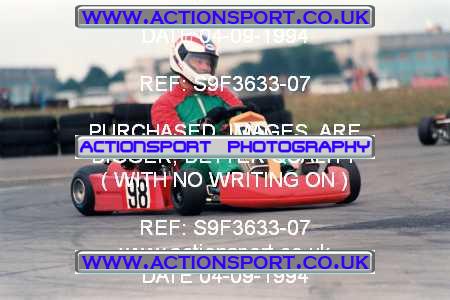 Photo: S9F3633-07 ActionSport Photography 04/09/1994 Midlands Kart Championship - Little Rissington _9_100C89 #98