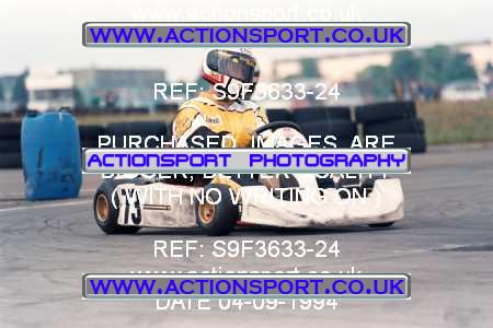Photo: S9F3633-24 ActionSport Photography 04/09/1994 Midlands Kart Championship - Little Rissington _9_100C89 #73