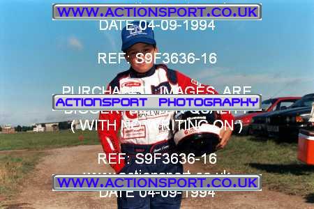 Photo: S9F3636-16 ActionSport Photography 04/09/1994 Midlands Kart Championship - Little Rissington _C_Portraits #2