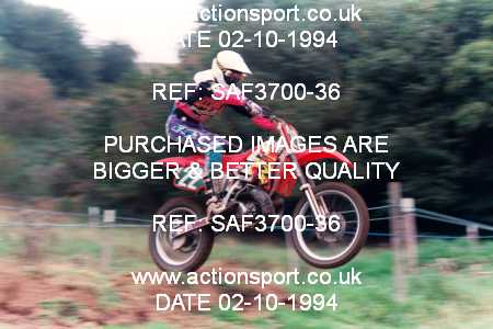 Photo: SAF3700-36 ActionSport Photography 02/10/1994 AMCA Tormarton MXC [Fourstroke Championship] - St Catherines _6_250Experts #22