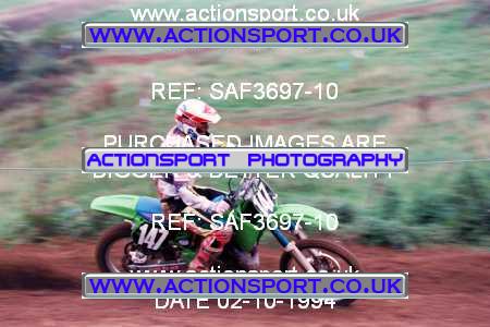 Photo: SAF3697-10 ActionSport Photography 02/10/1994 AMCA Tormarton MXC [Fourstroke Championship] - St Catherines _2_250Juniors #147