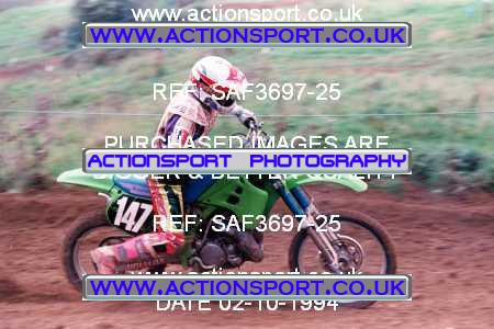 Photo: SAF3697-25 ActionSport Photography 02/10/1994 AMCA Tormarton MXC [Fourstroke Championship] - St Catherines _2_250Juniors #147