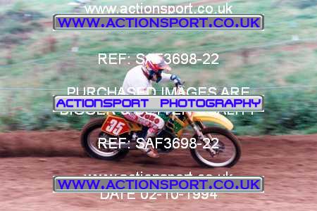Photo: SAF3698-22 ActionSport Photography 02/10/1994 AMCA Tormarton MXC [Fourstroke Championship] - St Catherines _3_4Stroke #35