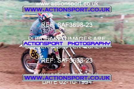 Photo: SAF3698-23 ActionSport Photography 02/10/1994 AMCA Tormarton MXC [Fourstroke Championship] - St Catherines _3_4Stroke #86