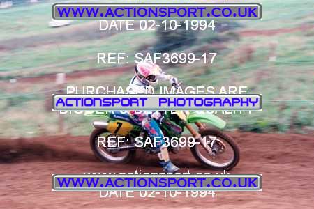 Photo: SAF3699-17 ActionSport Photography 02/10/1994 AMCA Tormarton MXC [Fourstroke Championship] - St Catherines _4_500Seniors-Experts #7