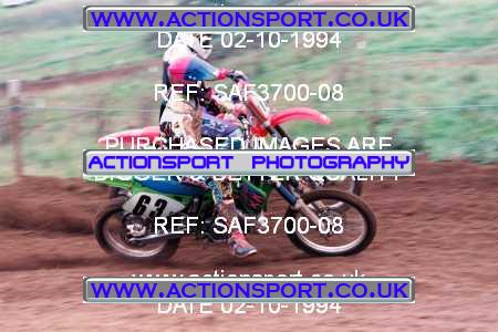 Photo: SAF3700-08 ActionSport Photography 02/10/1994 AMCA Tormarton MXC [Fourstroke Championship] - St Catherines _6_250Experts #22