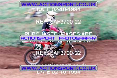 Photo: SAF3700-22 ActionSport Photography 02/10/1994 AMCA Tormarton MXC [Fourstroke Championship] - St Catherines _6_250Experts #22
