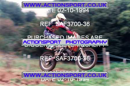 Photo: SAF3700-36 ActionSport Photography 02/10/1994 AMCA Tormarton MXC [Fourstroke Championship] - St Catherines _6_250Experts #22