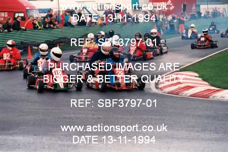 Photo: SBF3797-01 ActionSport Photography 13/11/1994 Yorkshire Kart Club - Wombwell  _1_SeniorTKM #74