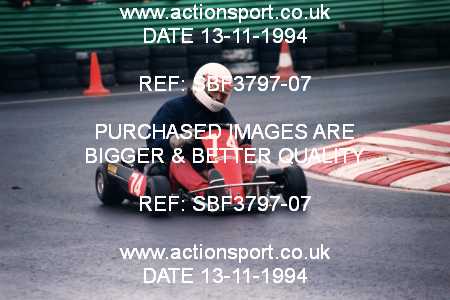 Photo: SBF3797-07 ActionSport Photography 13/11/1994 Yorkshire Kart Club - Wombwell  _1_SeniorTKM #74