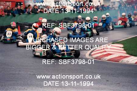 Photo: SBF3798-01 ActionSport Photography 13/11/1994 Yorkshire Kart Club - Wombwell  _2_Formula100 #9990
