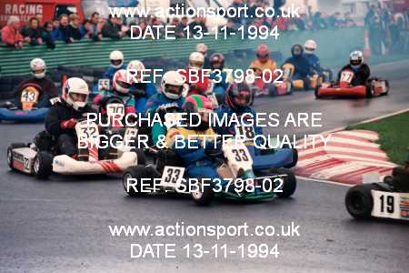 Photo: SBF3798-02 ActionSport Photography 13/11/1994 Yorkshire Kart Club - Wombwell  _2_Formula100 #9990