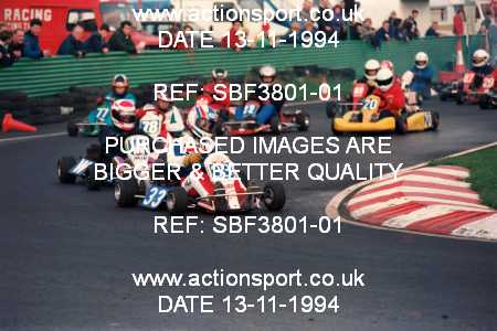 Photo: SBF3801-01 ActionSport Photography 13/11/1994 Yorkshire Kart Club - Wombwell  _5_JuniorCombined #9990