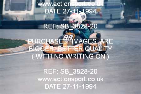 Photo: SB_3828-20 ActionSport Photography 27/11/1994 Dunkeswell Kart Club _2_Juniors #99