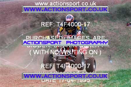 Photo: T4F4000-17 ActionSport Photography 17/04/1995 ACU Frome & District MCC - Asham Woods  _1_Quads #19