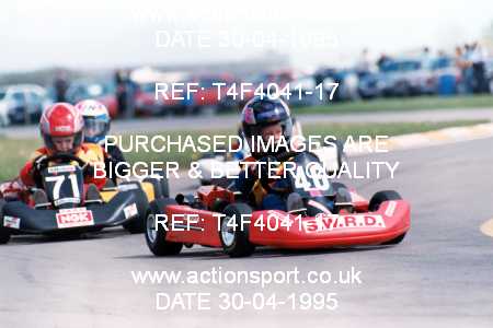Photo: T4F4041-17 ActionSport Photography 30/04/1995 Dunkeswell Kart Club _1_Cadets #71