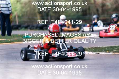 Photo: T4F4041-29 ActionSport Photography 30/04/1995 Dunkeswell Kart Club _1_Cadets #71
