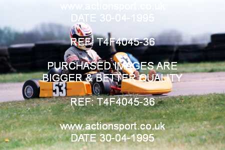 Photo: T4F4045-36 ActionSport Photography 30/04/1995 Dunkeswell Kart Club _5_100B-100C #53