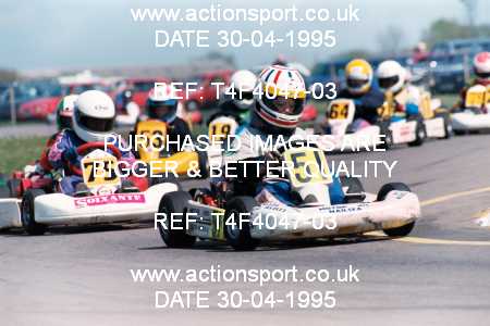 Photo: T4F4047-03 ActionSport Photography 30/04/1995 Dunkeswell Kart Club _1_Cadets #51