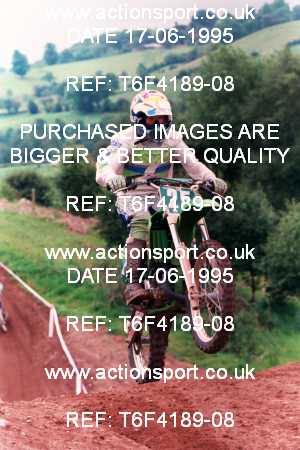 Photo: T6F4189-08 ActionSport Photography 17/06/1995 BSMA National Vale of Rossendale MC - Cheddleton  _3_Inter100s #25