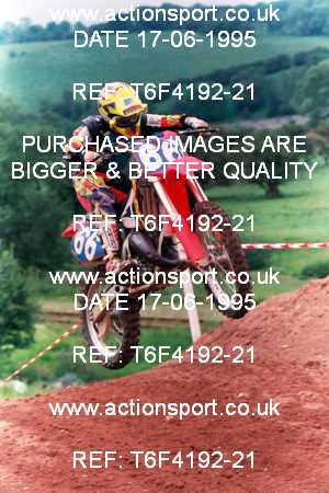 Photo: T6F4192-21 ActionSport Photography 17/06/1995 BSMA National Vale of Rossendale MC - Cheddleton  _4_Seniors #66