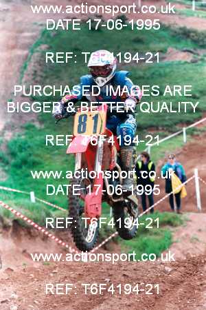Photo: T6F4194-21 ActionSport Photography 17/06/1995 BSMA National Vale of Rossendale MC - Cheddleton  _5_Experts #81