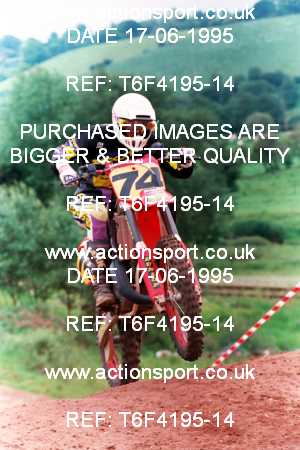Photo: T6F4195-14 ActionSport Photography 17/06/1995 BSMA National Vale of Rossendale MC - Cheddleton  _5_Experts #74