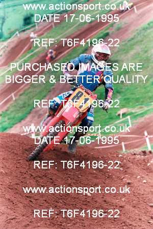 Photo: T6F4196-22 ActionSport Photography 17/06/1995 BSMA National Vale of Rossendale MC - Cheddleton  _5_Experts #81