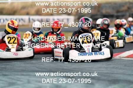 Photo: T7_4307-20 ActionSport Photography 23/07/1995 Wigan Kart Club - Three Sisters, Wigan  _4_Cadets #9990