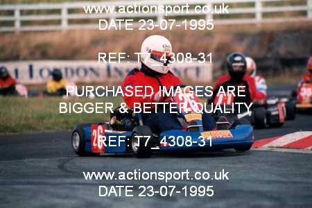Photo: T7_4308-31 ActionSport Photography 23/07/1995 Wigan Kart Club - Three Sisters, Wigan  _3_SeniorTKM #26