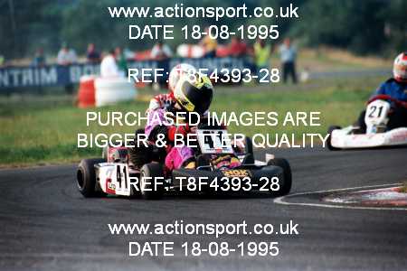 Photo: T8F4393-28 ActionSport Photography 18/08/1995 Ulster Kart Club Irish Kart Gran Prix - Nutts Corner  _6_100B #41