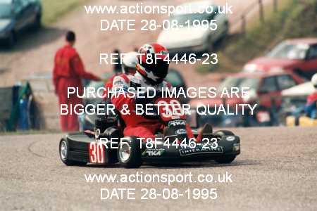 Photo: T8F4446-23 ActionSport Photography 28/08/1995 Cumbria Kart Club - Rowrah  _8_SeniorTKM #30