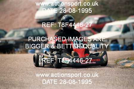 Photo: T8F4446-27 ActionSport Photography 28/08/1995 Cumbria Kart Club - Rowrah  _8_SeniorTKM #85