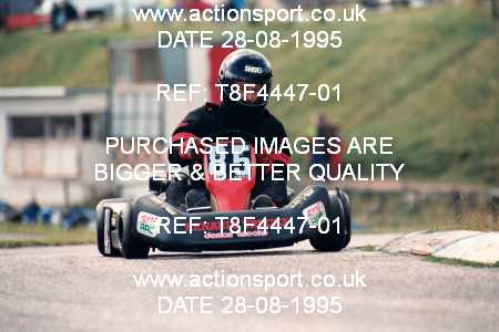 Photo: T8F4447-01 ActionSport Photography 28/08/1995 Cumbria Kart Club - Rowrah  _8_SeniorTKM #85