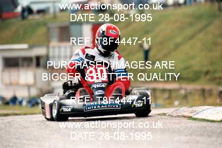 Photo: T8F4447-11 ActionSport Photography 28/08/1995 Cumbria Kart Club - Rowrah  _8_SeniorTKM #30