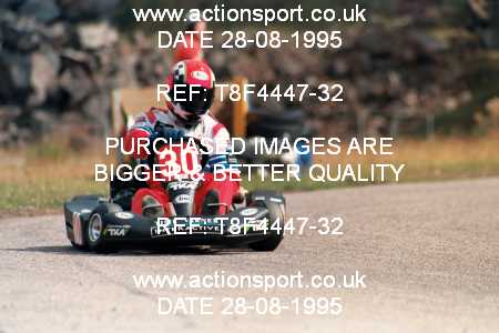Photo: T8F4447-32 ActionSport Photography 28/08/1995 Cumbria Kart Club - Rowrah  _8_SeniorTKM #30