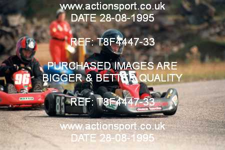 Photo: T8F4447-33 ActionSport Photography 28/08/1995 Cumbria Kart Club - Rowrah  _8_SeniorTKM #85