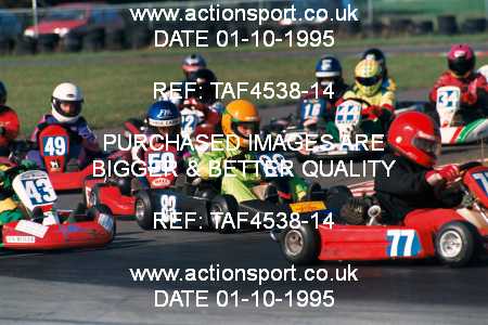 Photo: TAF4538-14 ActionSport Photography 01/10/1995 Rissington Kart Club  _2_JuniorTKM #88