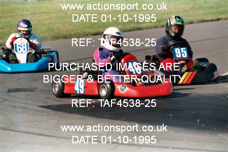 Photo: TAF4538-25 ActionSport Photography 01/10/1995 Rissington Kart Club  _2_JuniorTKM #95