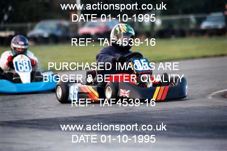 Photo: TAF4539-16 ActionSport Photography 01/10/1995 Rissington Kart Club  _2_JuniorTKM #95