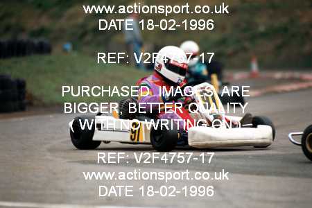 Photo: V2F4757-17 ActionSport Photography 18/02/1996 Shenington Kart Club _6_JICA #91